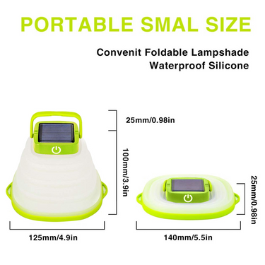 Solar Camping Lantern – Foldable, Multi-Mode LED Light